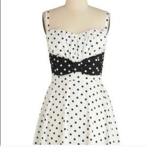 Stop Staring polka dot dress  rockabilly